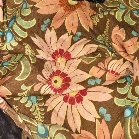 BULGA Large Studded Brown Butterfly Leather Bag - Picture 2 of 2